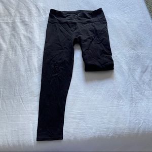 Lululemon Black Cutout Pattern Leggings - Size 12